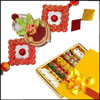 Fancy Rakhi(Single) + 500gms Assorted Kaju Sweets - Click here to View more details about this Product